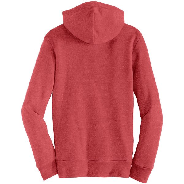 Alternative Apparel Men s True Red Rocky Eco-Fleece Full Zip Hoodie Supply - Image 2