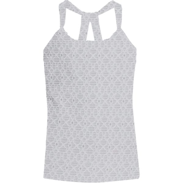 prAna Women s Silver Quinn Jacquard Top Online now