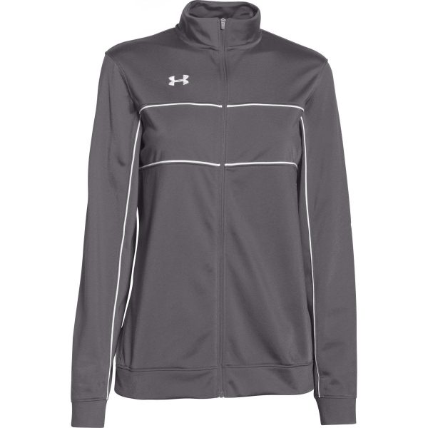 Under Armour Women s Graphite Rival Knit Warm-Up Jacket For Sale