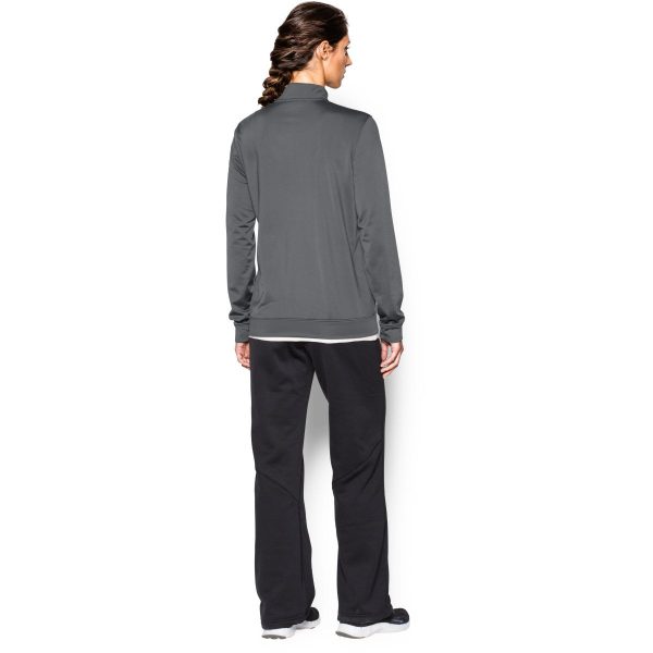 Under Armour Women s Graphite Rival Knit Warm-Up Jacket For Sale - Image 4