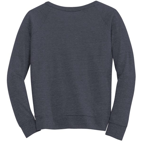 Alternative Apparel Women s True Navy Eco-Jersey Slouchy Pullover Online Sale - Image 2