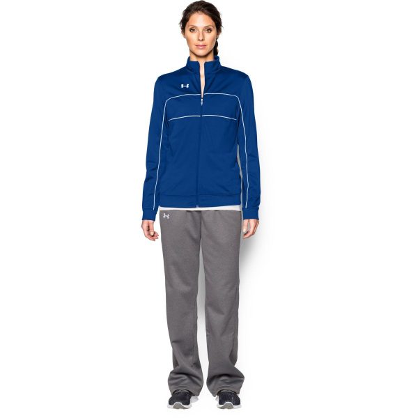 Under Armour Women s Royal Rival Knit Warm-Up Jacket Online Hot Sale - Image 3