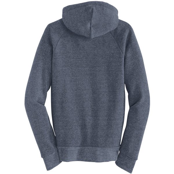 Alternative Apparel Women s Eco True Navy Adrian Eco-Fleece Full Zip Hoodie For Discount - Image 2
