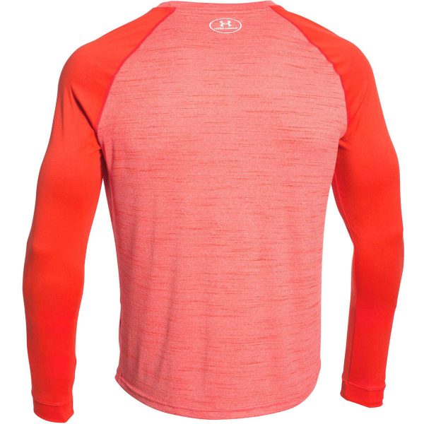 Under Armour Men s Dark Orange Novelty Locker Long Sleeve Tee Online - Image 2