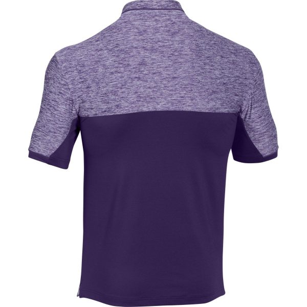Under Armour Men s Purple UA Team Podium Polo Online Sale - Image 2
