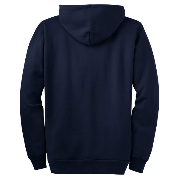 Port & Company Navy Ultimate Full Zip Hooded Sweatshirt For Cheap - Image 2