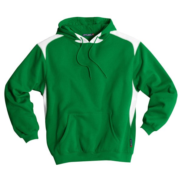 Sport-Tek Men s Kelly Green Pullover Hooded Sweatshirt with Contrast Color Online