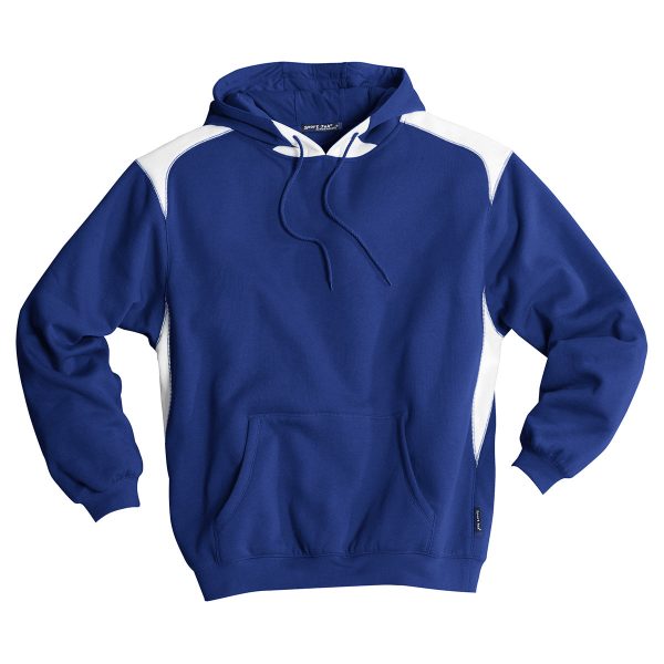 Sport-Tek Men s Royal Pullover Hooded Sweatshirt with Contrast Color Cheap
