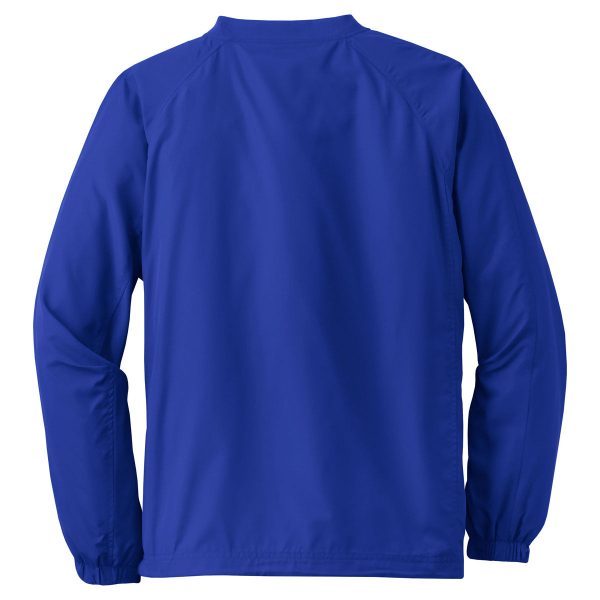 Sport-Tek Men s True Royal Tall V-Neck Raglan Wind Shirt For Discount - Image 2