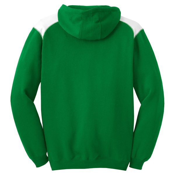 Sport-Tek Men s Kelly Green Pullover Hooded Sweatshirt with Contrast Color Online - Image 2