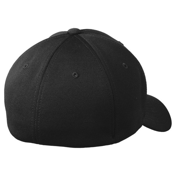 Sport-Tek Black Flexfit Cool & Dry Poly Block Mesh Cap Online now - Image 3
