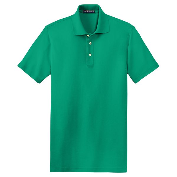 Port Authority Men s Emerald Green Tall EZCotton Pique Polo Online Sale