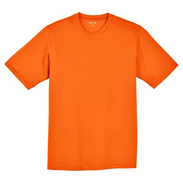 Sport-Tek Men s Neon Orange PosiCharge RacerMesh Tee Cheap