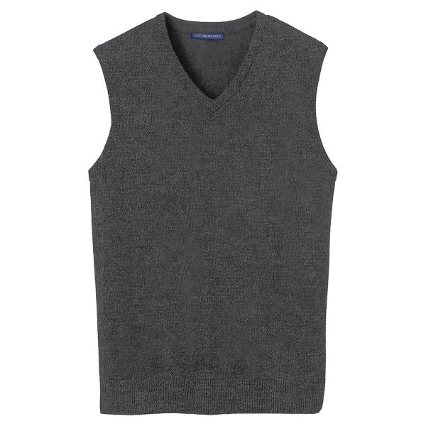 Port Authority Men s Charcoal Heather Sweater Vest Supply