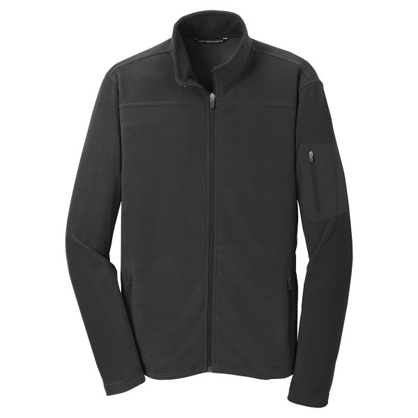 Port Authority Men s Black Black Summit Fleece Full-Zip Jacket Online Hot Sale