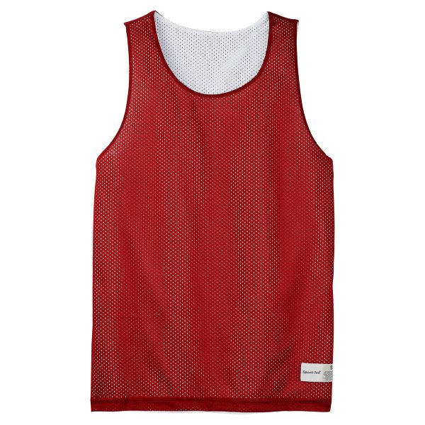 Sport-Tek Men s True Red PosiCharge Classic Mesh Reversible Tank Hot on Sale