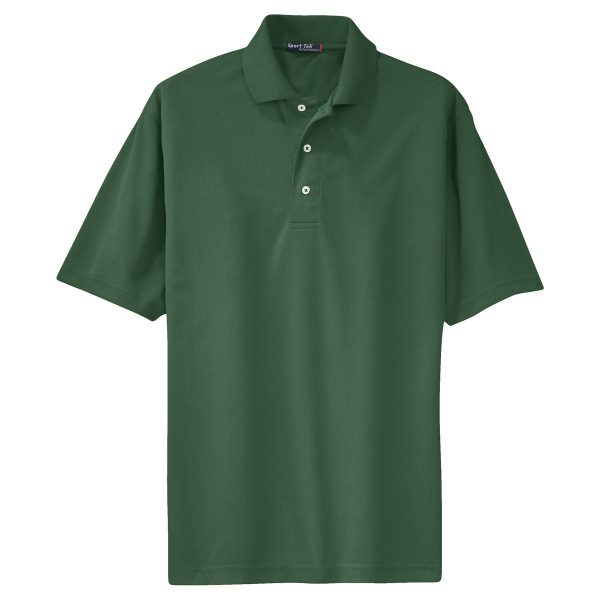 Sport-Tek Men s Forest Green Dri-Mesh Polo Supply