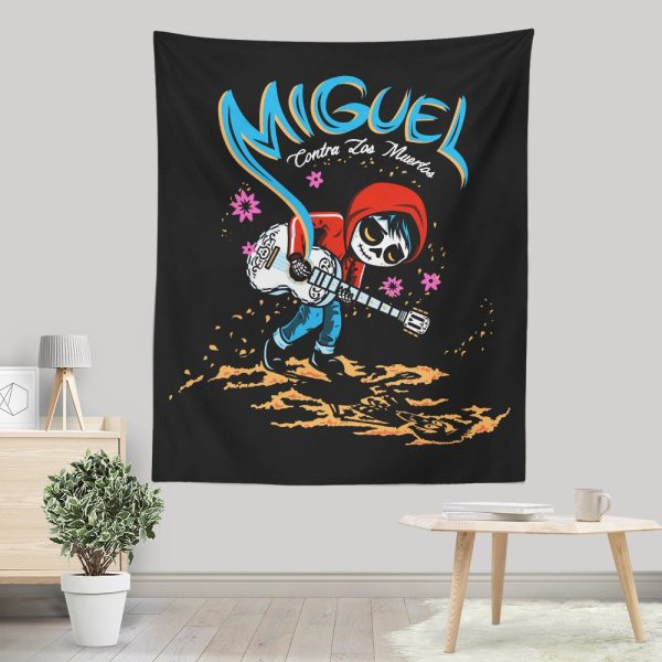 Miguel vs. the Dead (Alt) - Wall Tapestry Supply