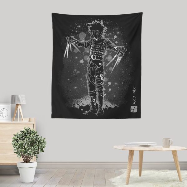 The Scissorhands - Wall Tapestry For Cheap - Image 4