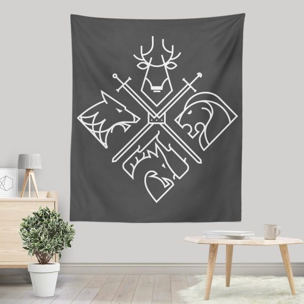 Minimal Thrones - Wall Tapestry Cheap