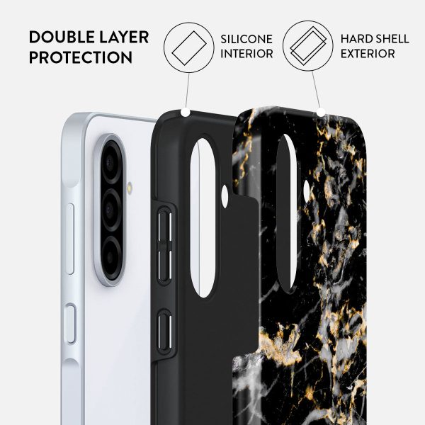 Make A Wish - Gold Marble Samsung Galaxy A56 5G Case For Cheap - Image 2